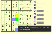 Sudoku Help Screen Shot 3