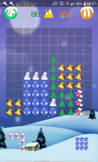 Weihnachten Spiel 🎅 Block Puzzle-Spiel Screen Shot 2