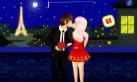 Valentine Day Romantic Kiss Screen Shot 1