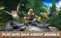 Survie de forêt sauvage: Simulateur animal Screen Shot 0