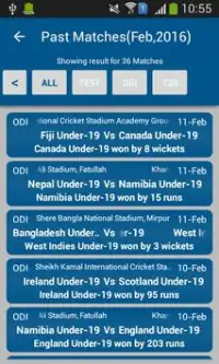 Cricket Mania : Cricket Scores Screen Shot 1
