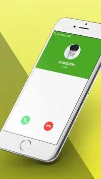 Fake call from BTS Jungkook - Kpop Screen Shot 0