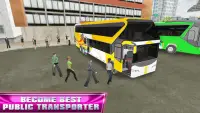 US Bus Simulator : New York City Coach Bus Game Screen Shot 2