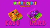 Merry Cubes - fun blocks game Screen Shot 0