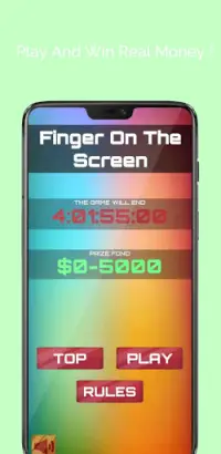 Finger on the app - Win Real Money ! Screen Shot 0