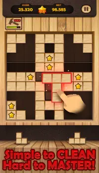 Blockudo - Classic Wood Puzzle Screen Shot 1