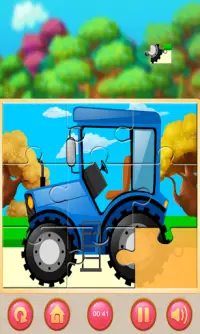 Kids Vehicle Jigsaw Puzzle Game Screen Shot 2