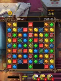 Jewels Magic Quest : Match 3 Puzzle Screen Shot 14