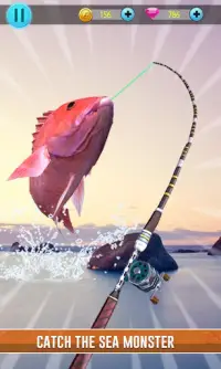 Wild Fish Simulator 2019 - Hook Hunting Game Screen Shot 0
