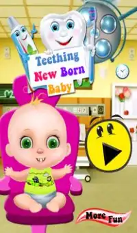 Teething Newborn Baby Games Screen Shot 0