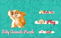 Baby Animals Puzzle for Kids Screen Shot 0