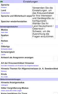 Schweizer Kreuzworträtsel Screen Shot 19