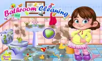 बाथरूम की सफाई लड़कियों के खेल Screen Shot 0