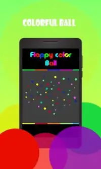 Flappy Color Ball Screen Shot 1