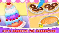 متجر حلوى حلوى الكيك: ألعاب مطبخ الخبز Screen Shot 0