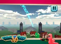 Worms Vs Frogs 3D Screen Shot 1