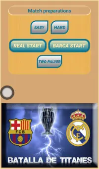 الكلاسيكو ريال VS برشلونة: Tic Tac Toe Screen Shot 0