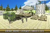 軍のトラック運転手：貨物3D Screen Shot 0