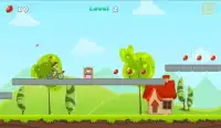 Девушка игры поймать клубника Screen Shot 3