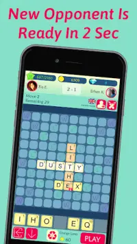 Wordmatic - The Most Expeditious Scrabble Game Screen Shot 1