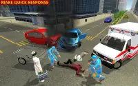 samochód strażacki jeżdżący 3D Screen Shot 3