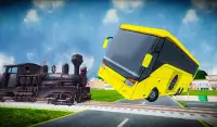 Crazy Bus Vs Indian Train furious Racing 2020 Screen Shot 1