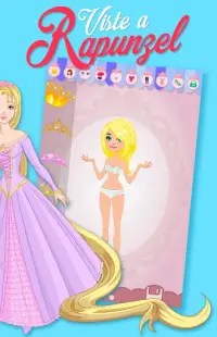 Viste a la princesa Rapunzel Screen Shot 0