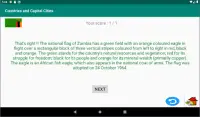 Countries, Capital cities, Continents, Flags Quiz Screen Shot 10