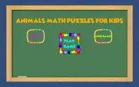 Hayvanlı Matematik Puzzle Oyunu Çocuklar için Screen Shot 15