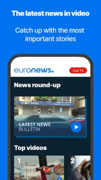 Euronews - Notizie & live tv Screen Shot 2