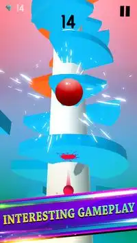 Helix High Jump, Tap & Bounce – The Twisting Fun Screen Shot 1