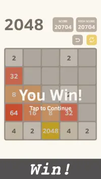 2048 Number Puzzle Game Screen Shot 6