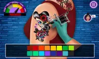 Artista fabricante de tatuagem: jogos de tatuagem Screen Shot 0