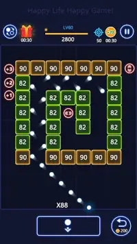 Brick Ball Fun-Crush blocks Screen Shot 1