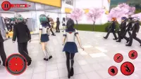 Anime School Girl Life : Japanese School Simulator Screen Shot 6