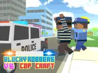 Blocky Robbers VS Cop Craft 3D Screen Shot 8