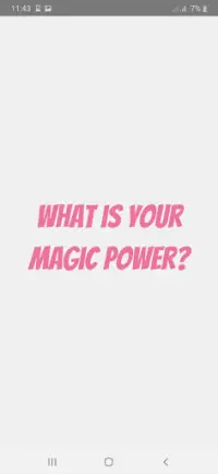 What Is Your Magic Power? Personality Test Screen Shot 4