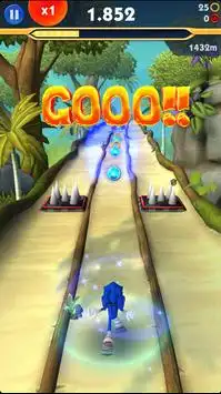 Super Sonic Dash Runners Adventure 3D Screen Shot 0