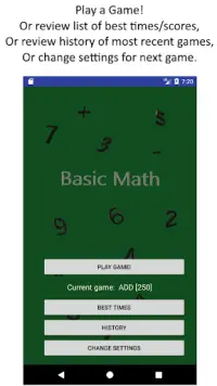 Basic Math Screen Shot 0