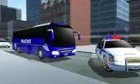 La policía la conducción del autobús Sim 2018 Screen Shot 3