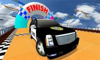 Police Prado Car Stunt - Ramp Car Racing Game 3D Screen Shot 4