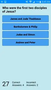 Bible Trivia Screen Shot 2