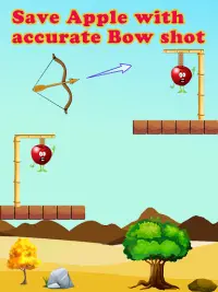 Apple Shootter Bogenschießen spielen-Bogen und P Screen Shot 4
