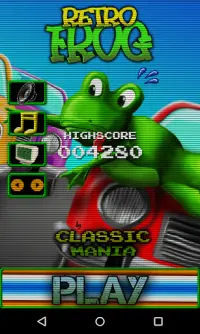 Retro Jumping Frog Screen Shot 0