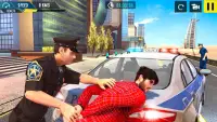 Police Crime Ville Conduite - Police Car Driving Screen Shot 1
