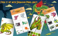 Dragon Pixels Art – Dragon Color By Number Screen Shot 0