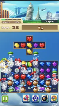 Jewels World Match 3 Puzzle Screen Shot 5