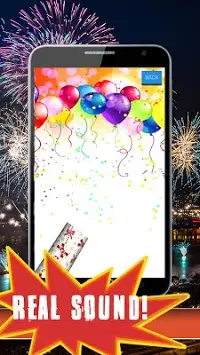 New Year 3d fireworks Screen Shot 1
