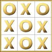 Gold Tic Tac Toe