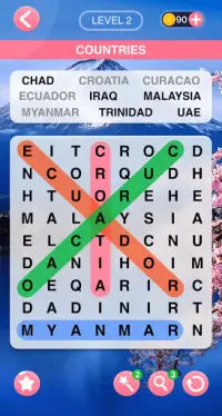 Word Search Journey - Free Word Puzzle Game Screen Shot 2